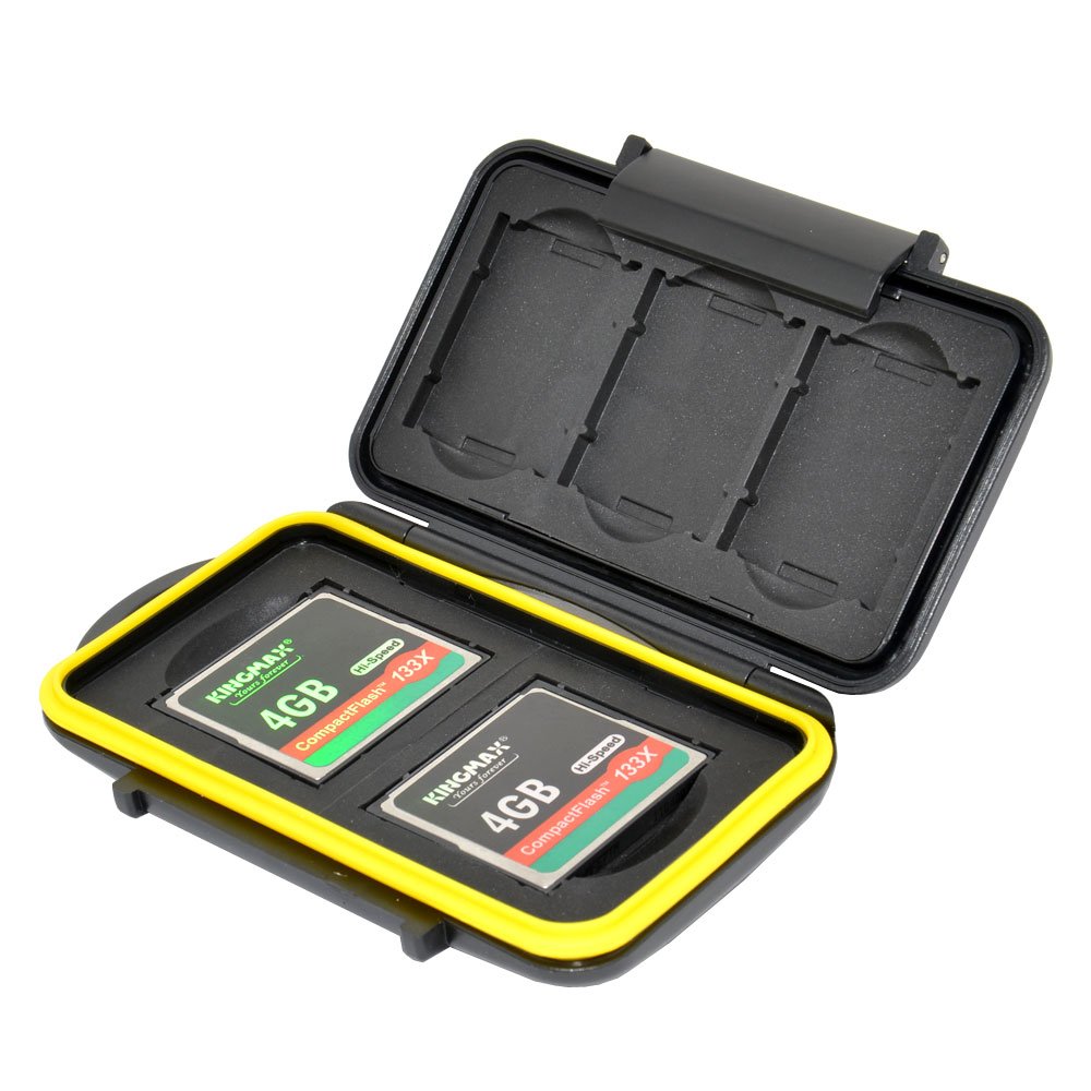 JJC MC3 Water-Resistant Holder Hard Storage Memory Card Case - SS Camera