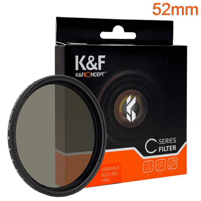 Cpl Filter 52mm Nd Filter K&F 52mm Variable ND Filter; ND2-ND400