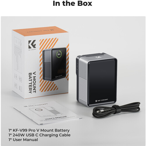 K&F Concept KF28.0024V2 V-Mount 99Wh Battery - Image 7