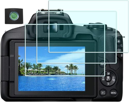 Screen Protector For Sony Alpha ZV-E10 ZVE10 ZV-1F ZV1F Camera & Hot Shoe Cover,ULBTER 0.3mm 9H Hardness Tempered Glass Cover Anti-Scrach Anti-Bubble [3 2 Pack
