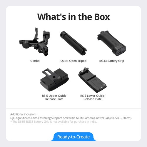 DJI RS 5 Handheld Gimbal Stabiliser - Image 5