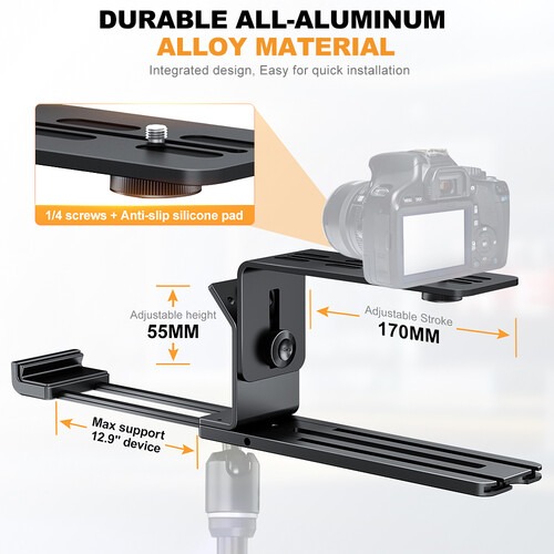 LENSGO TC12 Teleprompter for Smartphones and Cameras - Image 3