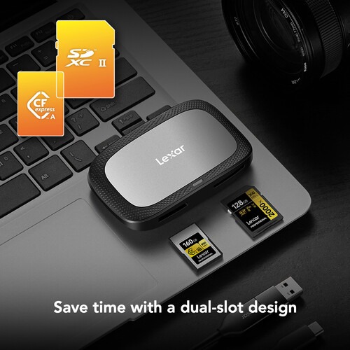 Lexar Professional CFexpress Type A / SD USB 3.2 Gen 2 Reader - Image 3